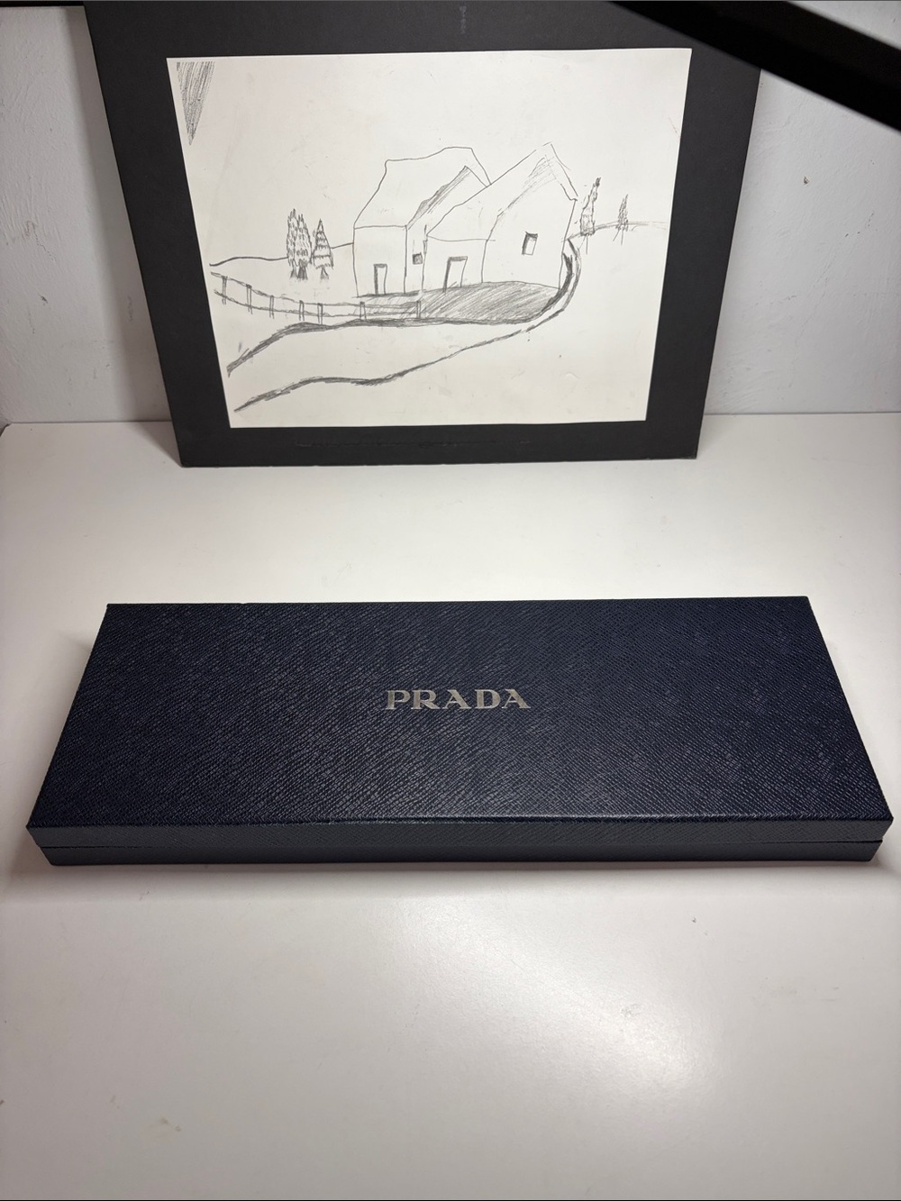 Prada Accessory Empty Box With Ribbon - Picture 5 of 7